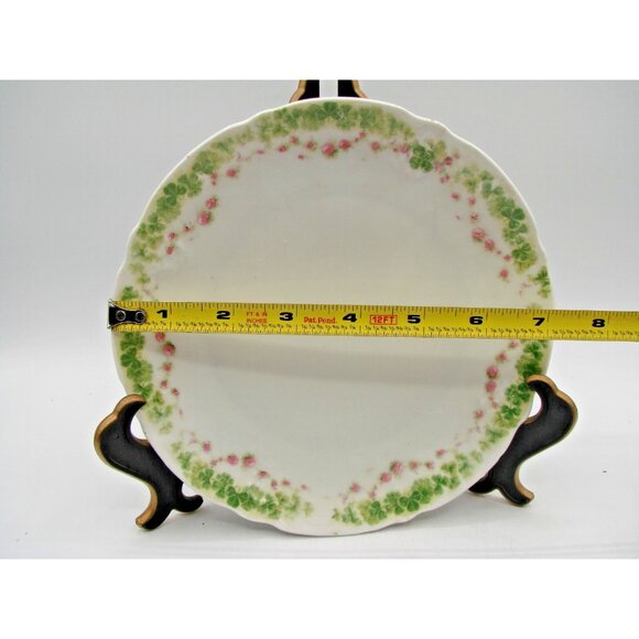 Vintage Clover Pink Floral Pattern Plate 7" Replacement Wedding Salad Porcelain - Picture 11 of 12